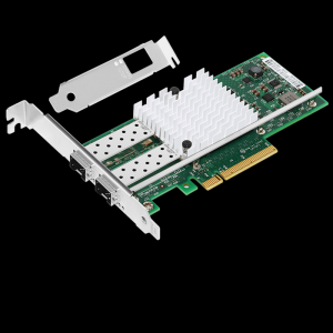 PCI-EX8 萬兆雙光口網(wǎng)卡（英特爾Intel 82599芯片）