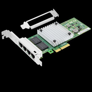 PCI-EX4 千兆四電口網(wǎng)卡（國(guó)產(chǎn)1860-4T芯片）