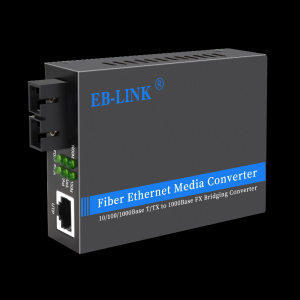 千兆單模雙纖一光一電光纖收發(fā)器
