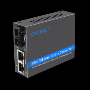 千兆單模雙纖一光兩電光纖收發(fā)器